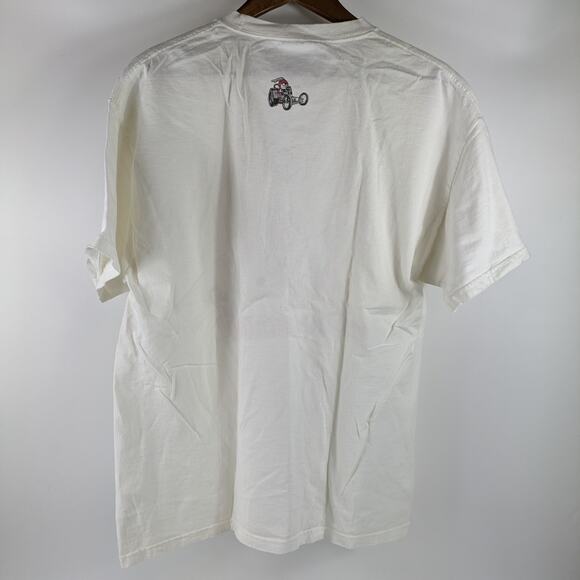 Vintage C Port Mens L Drag Racing T-Shirt POOR Off Road LACR Los Angeles County - Picture 2 of 11